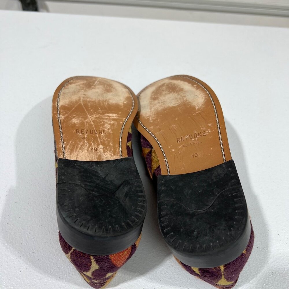 $450 NEW RE/DONE PRINTED LOAFERS SZ 40 9 - Picture 6 of 7